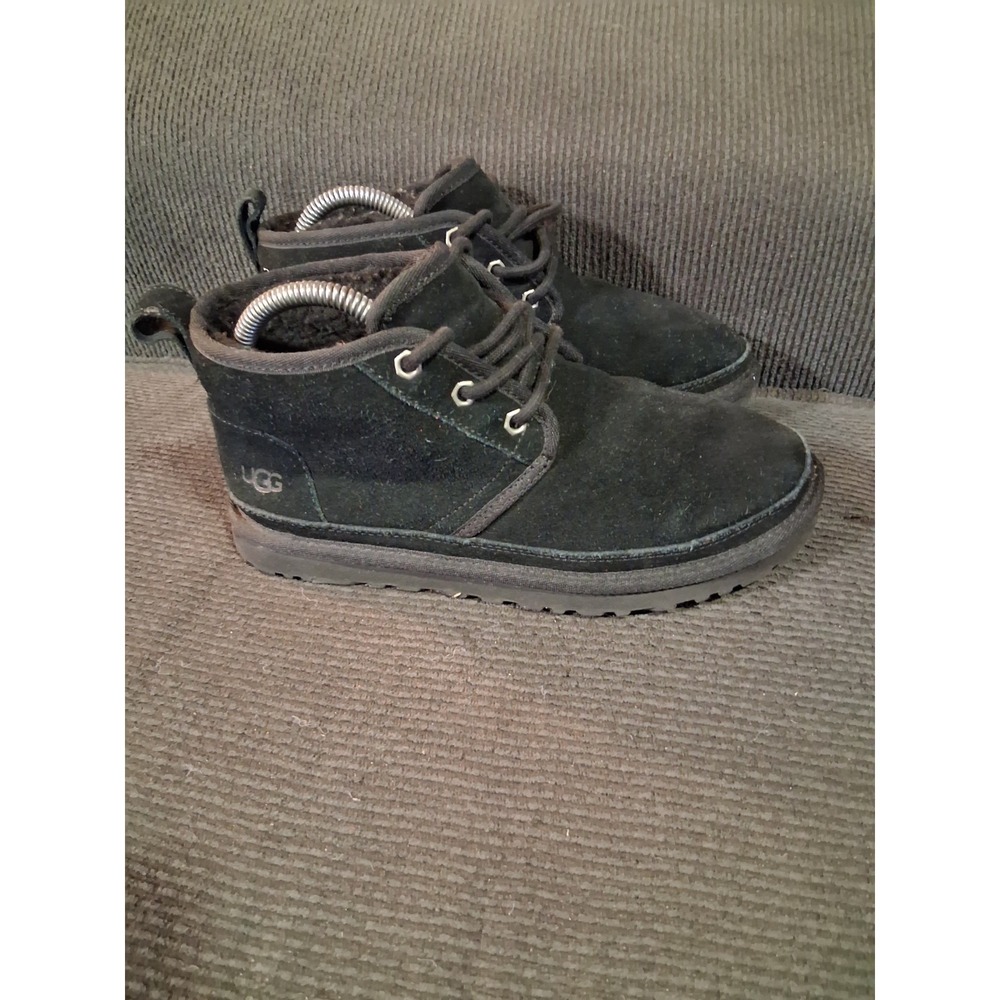 UGG Neumel Black Women's Size 6 Winter Boots Wool Lined - Picture 3 of 8